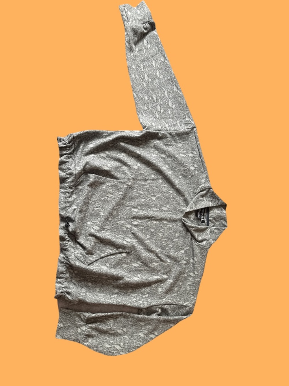Kyodan Gray Heather Hooded Pullover